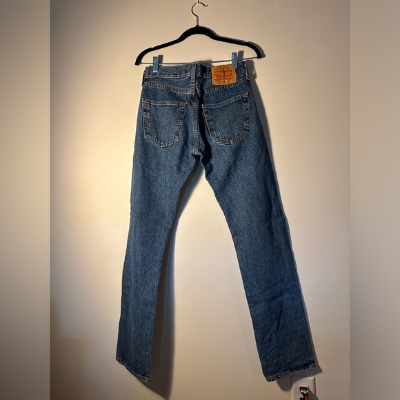 Vintage 90s Denim Levi’s 501 Jeans Button Fly 28x32 Excellent Condition - Picture 8 of 17